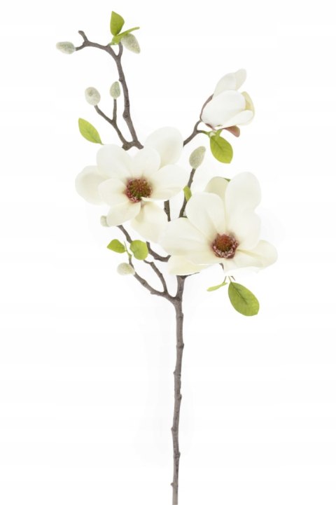 PAN KWIATEK- MAGNOLIA SZTUCZNA KWIATY SZTUCZNE MAGNOLII 72cm biała nowość