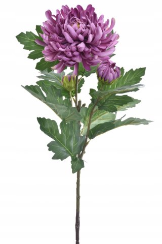 PAN KWIATEK - Sztuczne kwiaty Chryzantema sztuczna 88cm XXL DIRTY VIOLET