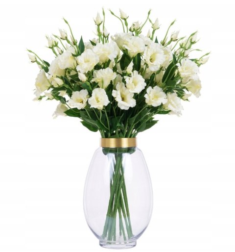 PAN KWIATEK- EUSTOMA KWIAT SZTUCZNY DEKORACYJNY kwiaty sztuczne 85cm cream