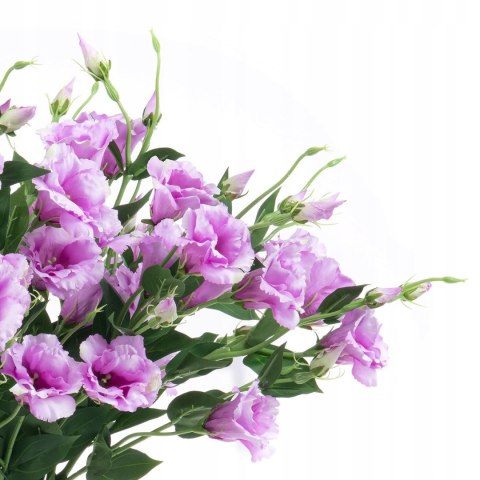 PAN KWIATEK- EUSTOMA KWIATY SZTUCZNE KWIAT DEKORACYJNY PREMIUM 85cm